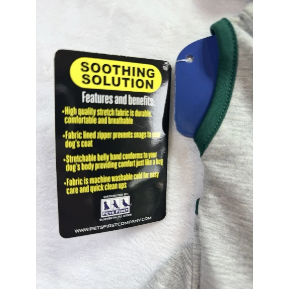 Michigan State Spartans Soothing Solution Vest Dogs Anxiety Shirt Calming SMALL